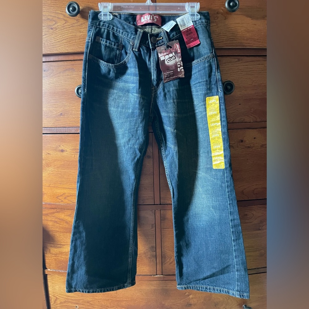 Levi’s husky 10H boys 527 size 30x 26 bootcut. NWT